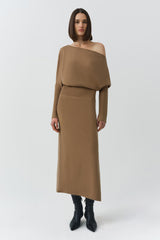 Janese Off Shoulder Midi Dress