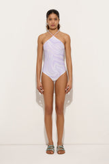 Marmo Print Swimsuit