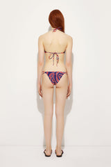 Labirinto Print V-Cut Bikini Bottom