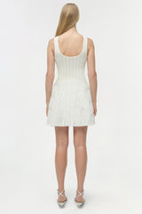 Ellis Knit Lace Mini Dress
