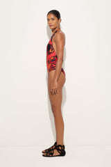 Orchidee Print Swimsuit