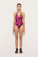 Orchidee Print Swimsuit