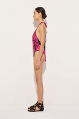 Orchidee Print Swimsuit