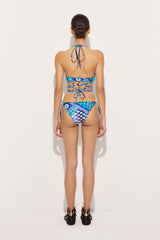 Vivara Print Triangle Bikini Top