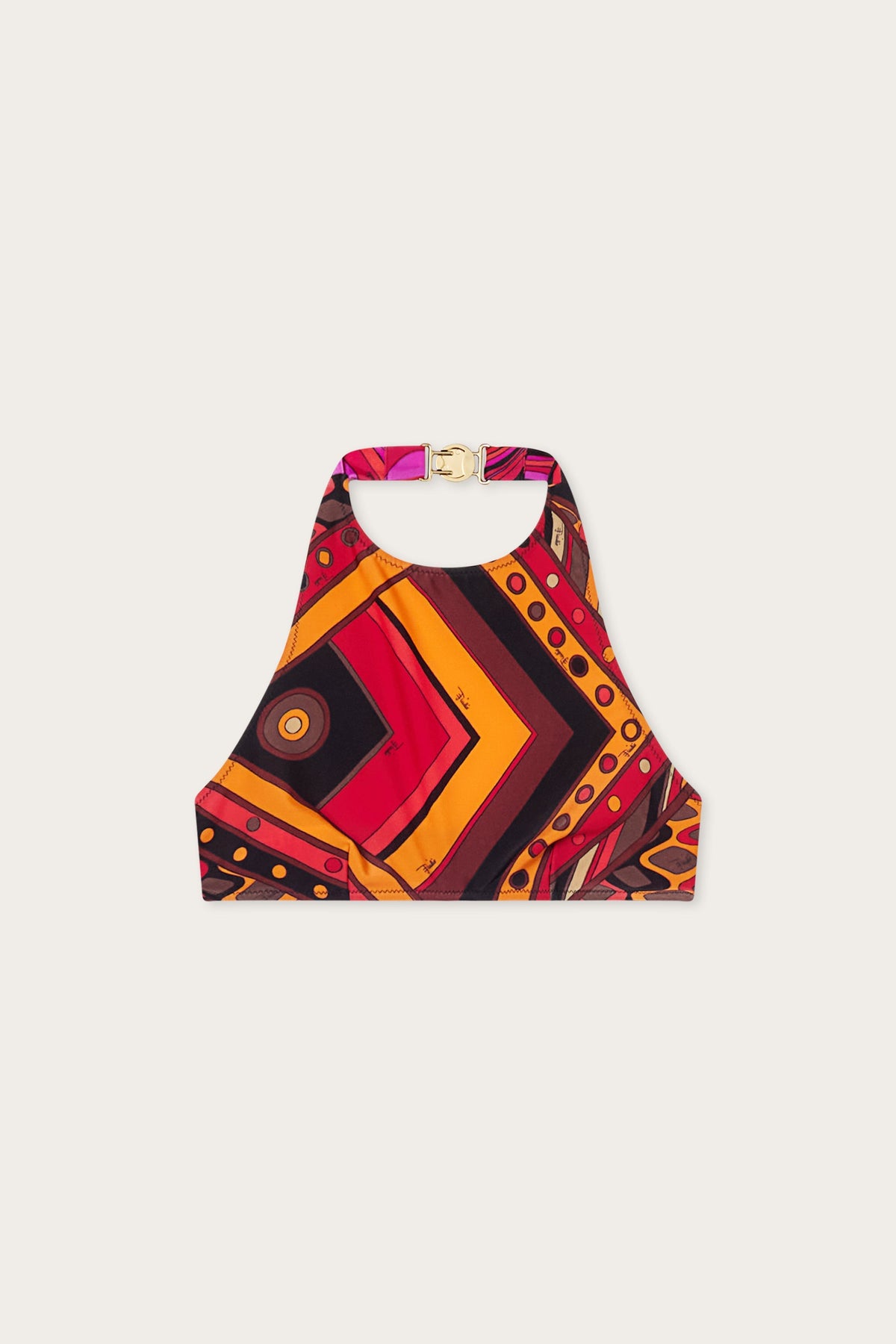 Vivara Print Bandeau Bikini Top