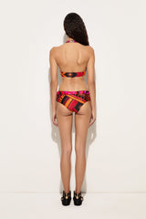 Vivara Print Bandeau Bikini Top