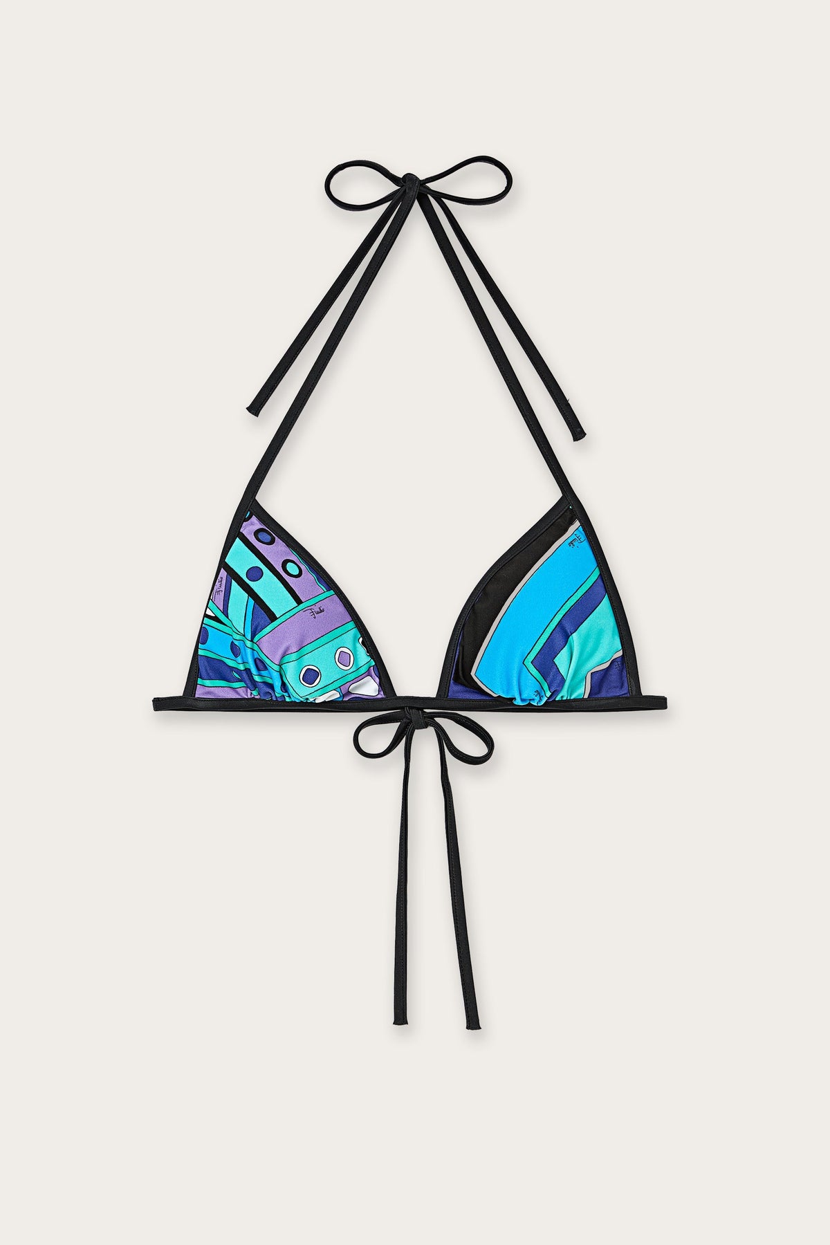 Vivara Print Triangle Bikini Top