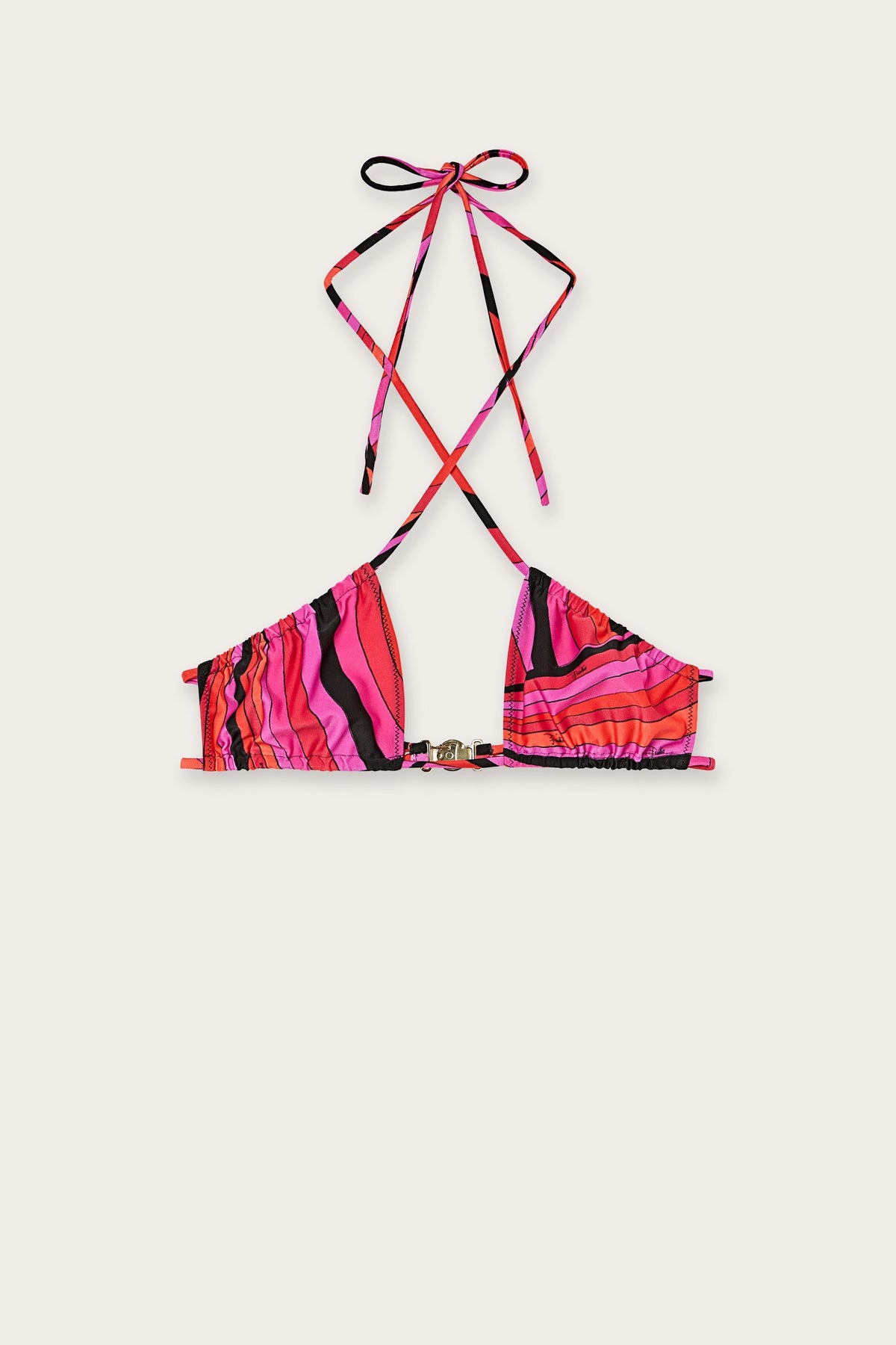 Iride Print Bikini Top