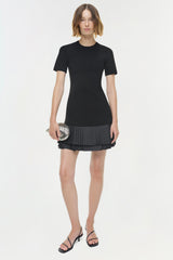 Lorin Taffeta Knit Midi Dress
