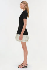 Lorin Taffeta Knit Midi Dress