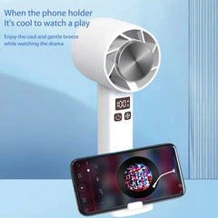 Mini Handheld Fan Semiconductor Refrigeration 1800mAh Battery Portable USB Rechargeable Hand Fans Cooling Air Cooler For Outdoor