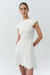 Evalynn Wavy Knit Mini Dress