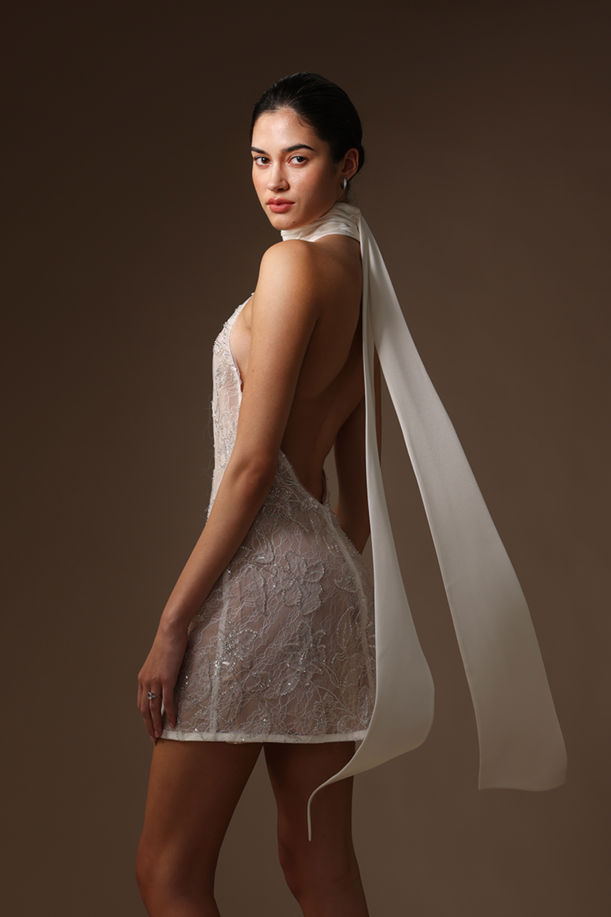 Donna Lace Mini Dress
