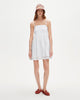 Pintuck Mini Dress In Cotton Poplin