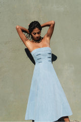Twyla Denim Midi Dress
