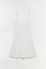 Ellis Knit Lace Mini Dress