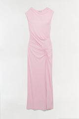 Acacia Draped Jersey Midi Dress