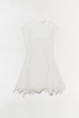 Raquel Embroidered Mini Dress