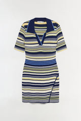 Lira Knit Polo Mini Dress