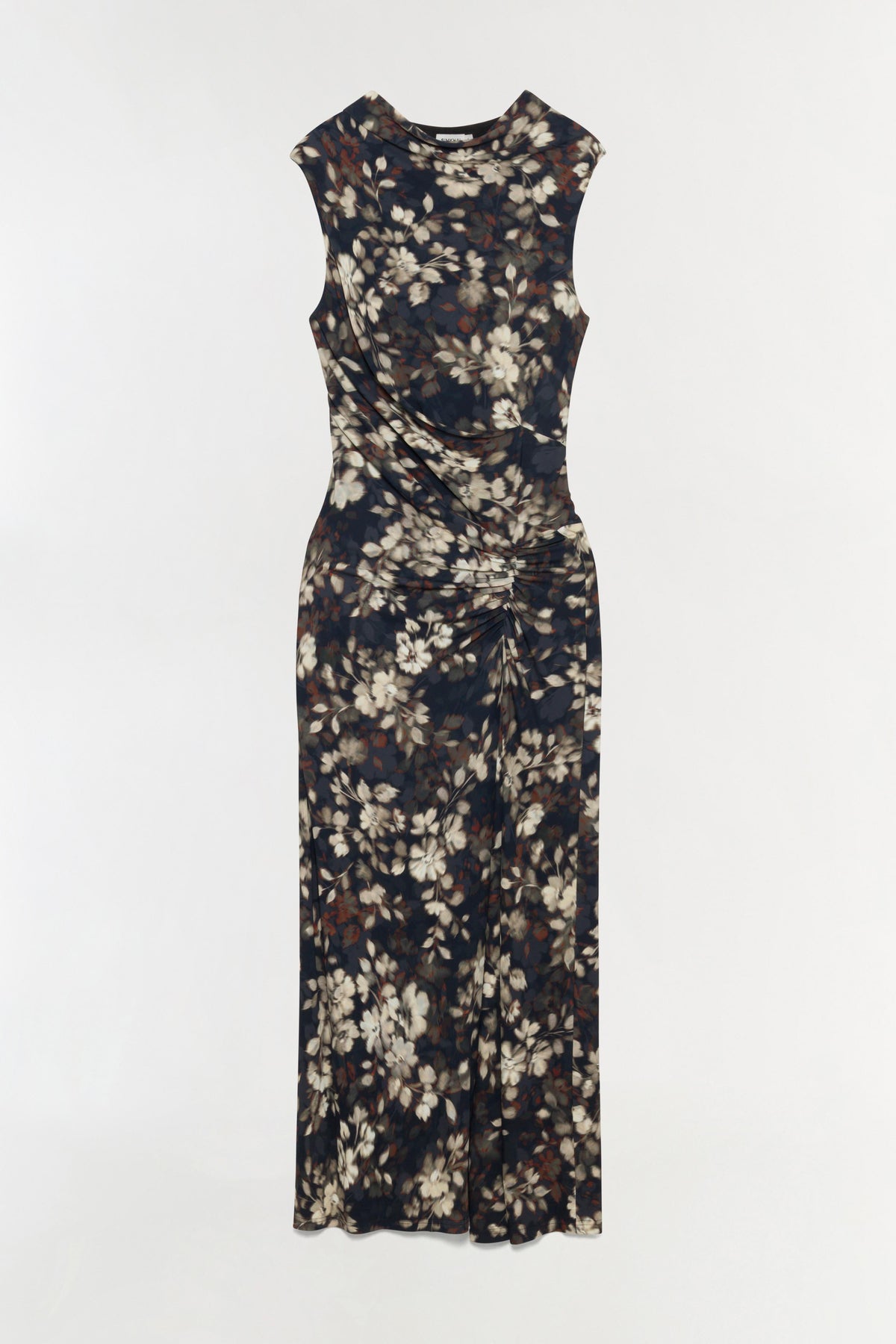 Acacia Draped Jersey Midi Dress