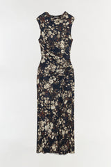 Acacia Draped Jersey Midi Dress