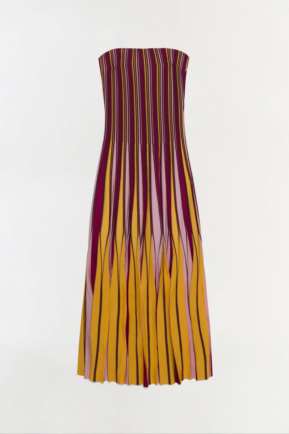 Soleil Striped Midi Dress