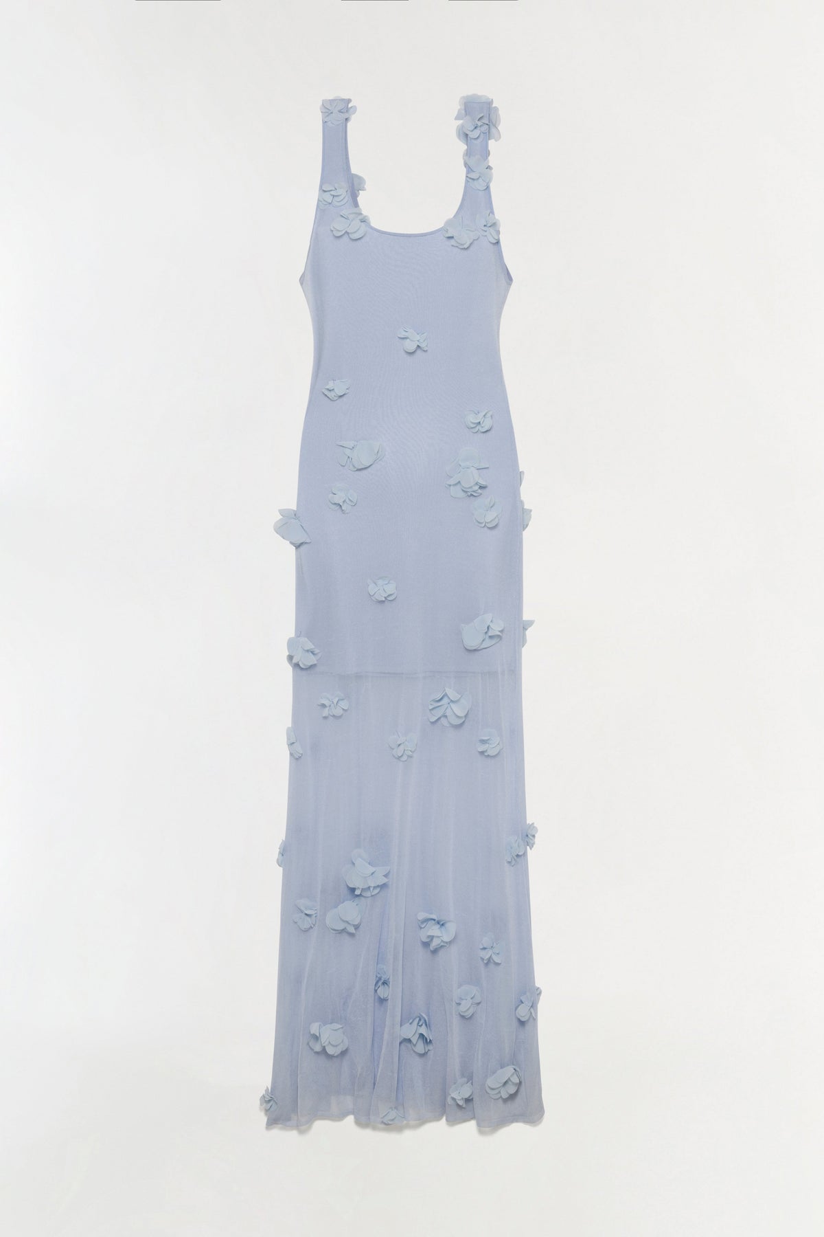 Ivi Floral Applique Midi Dress