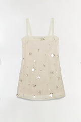 Sumi Embellished Organza Mini Dress