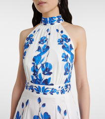 Orchid Blues floral maxi dress