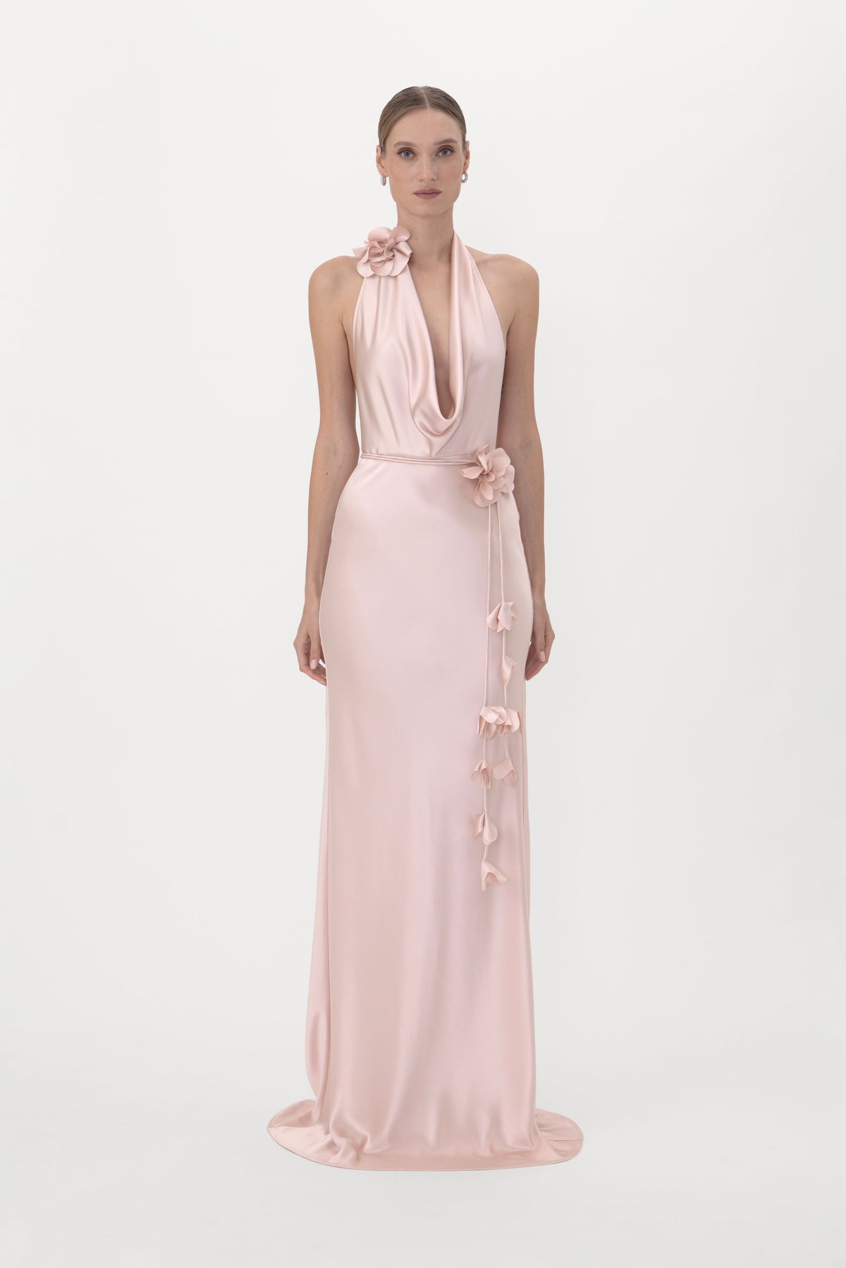 Delphine Satin Gown