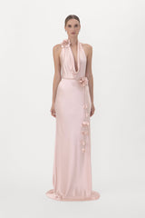 Delphine Satin Gown
