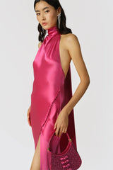 Penelope Backless Satin Gown