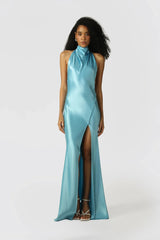 Penelope Backless Satin Gown