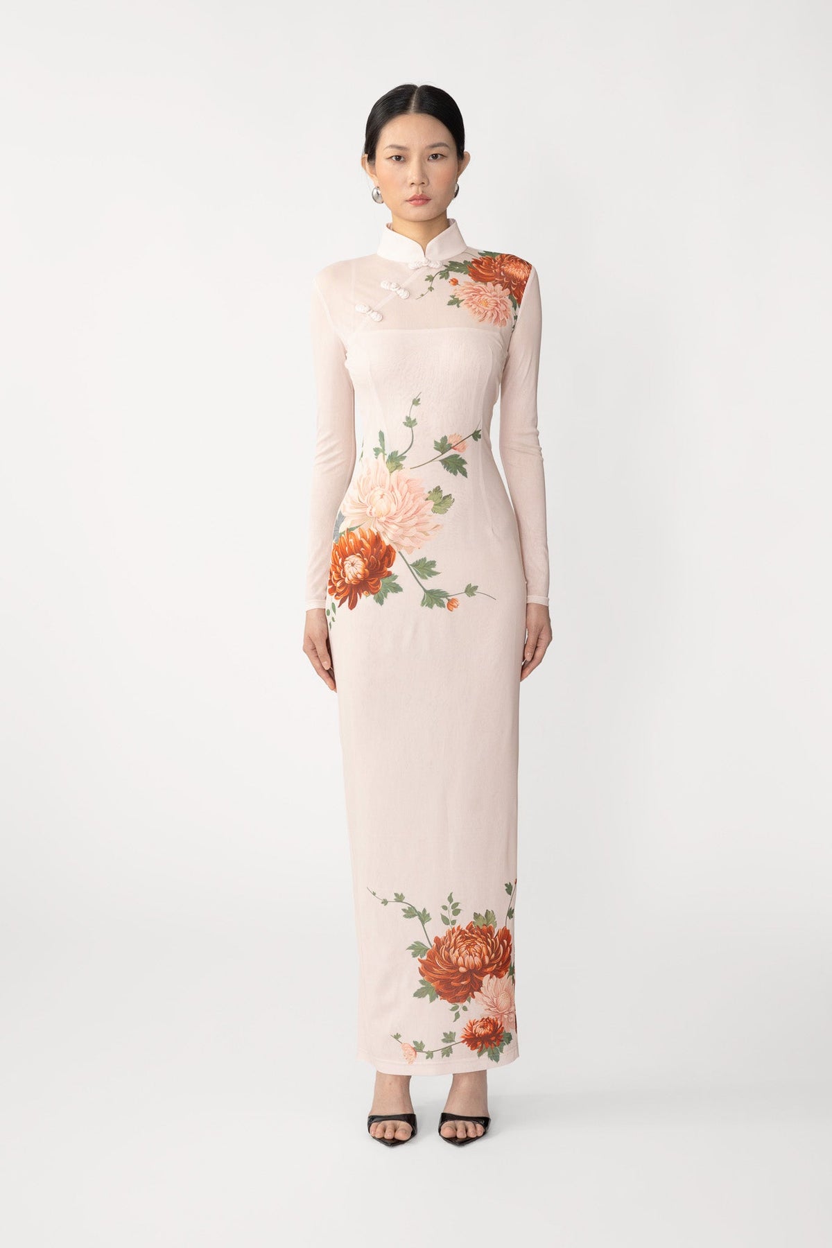 Kaia Mesh Maxi Dress