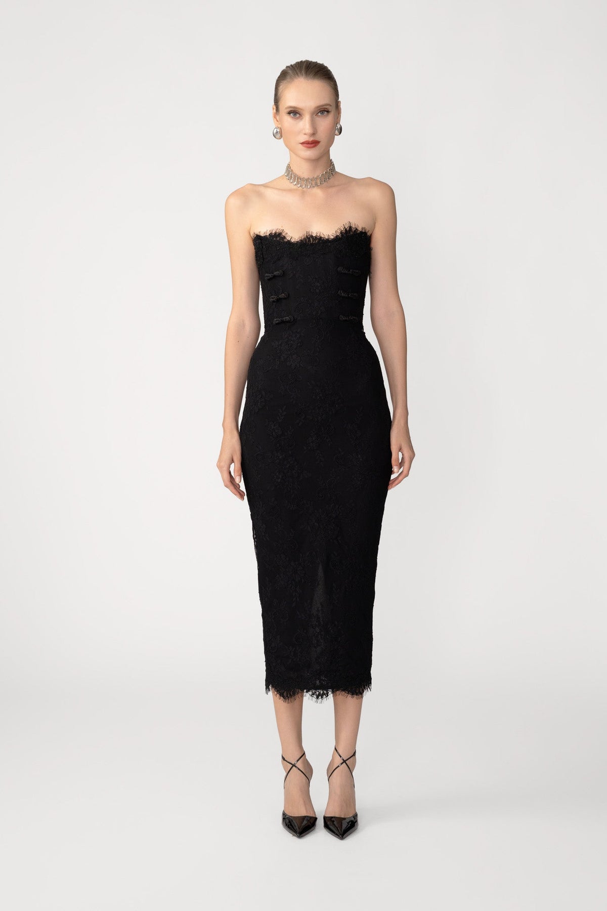 Sofina Lace Midi Dress