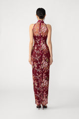 Audra Embroidered Maxi Dress