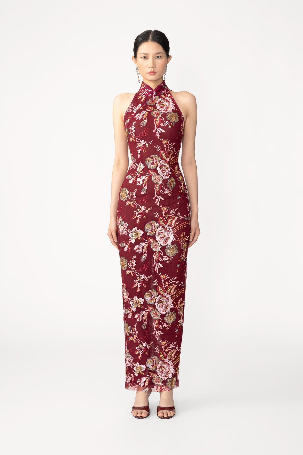Audra Embroidered Maxi Dress