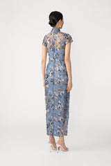 Adriana Embroidered Midi Dress