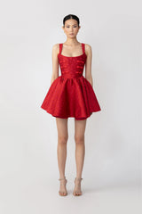 Jolie Jacquard Mini Dress