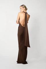 Pearl Charmeuse Satin Gown