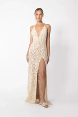 Frankie Amare Crochet Dress