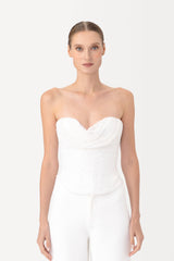 Lin Beaded Corset Top