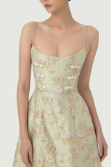 Andrea Brocade Gown