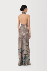 Gillian Satin Maxi Dress