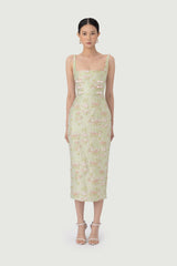 Alice Brocade Midi Dress