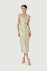 Alice Brocade Midi Dress