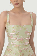 Antonia Brocade Mini Dress