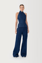 Ezra Denim Top
