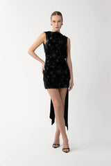Winter Velvet Mini Dress