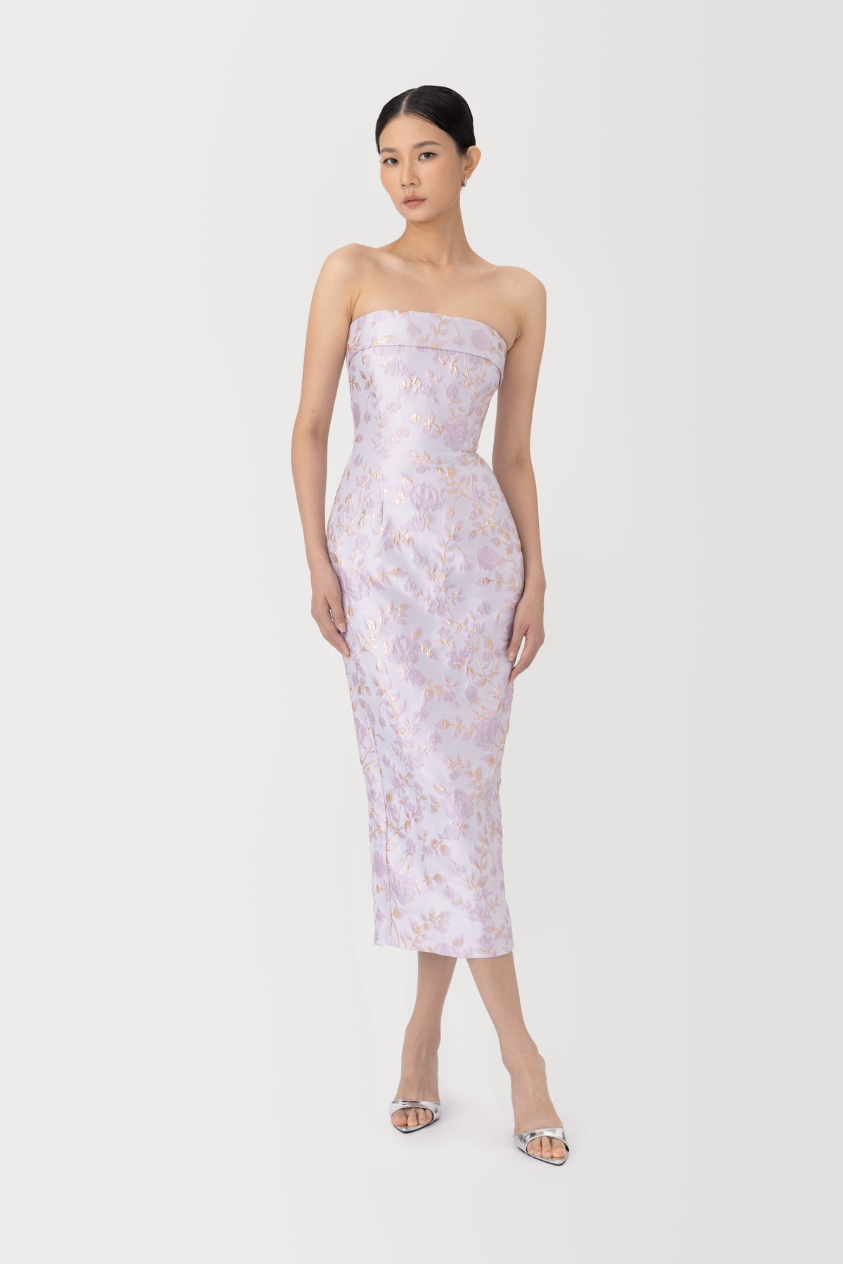 Judith Jacquard Midi Dress